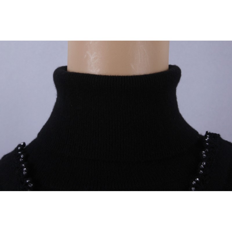 100%Cashmere Sweater Pullover Turtleneck Lady Winter Sweater  